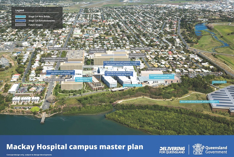 Masterplan of Mackay Base Hospital expansion