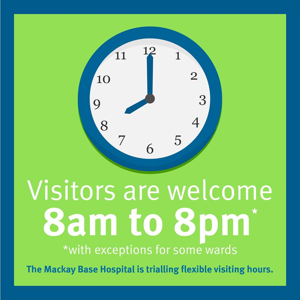 Mackay Base Hospital trials flexible visiting hours ...